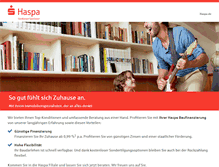 Tablet Screenshot of immobiliensuche.haspa.de